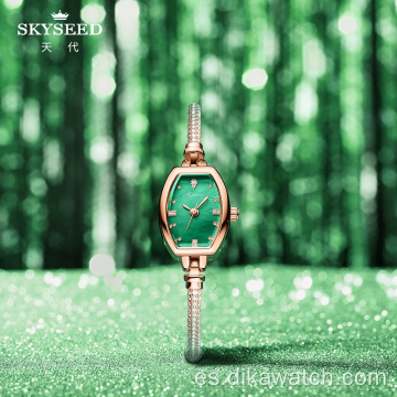 Reloj SKYSEED belleza clásica elegante esfera de nácar